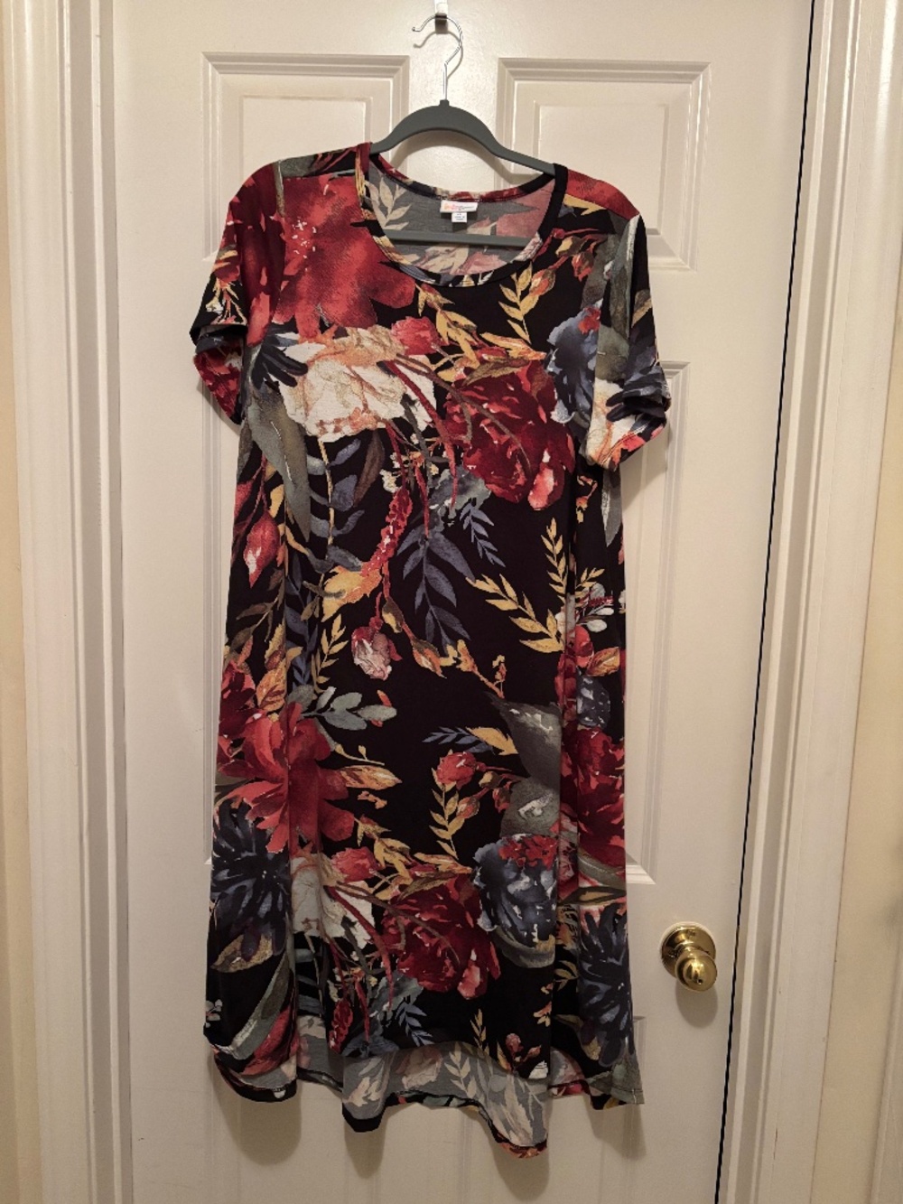 Floral design LuLaRoe Carly dress XL